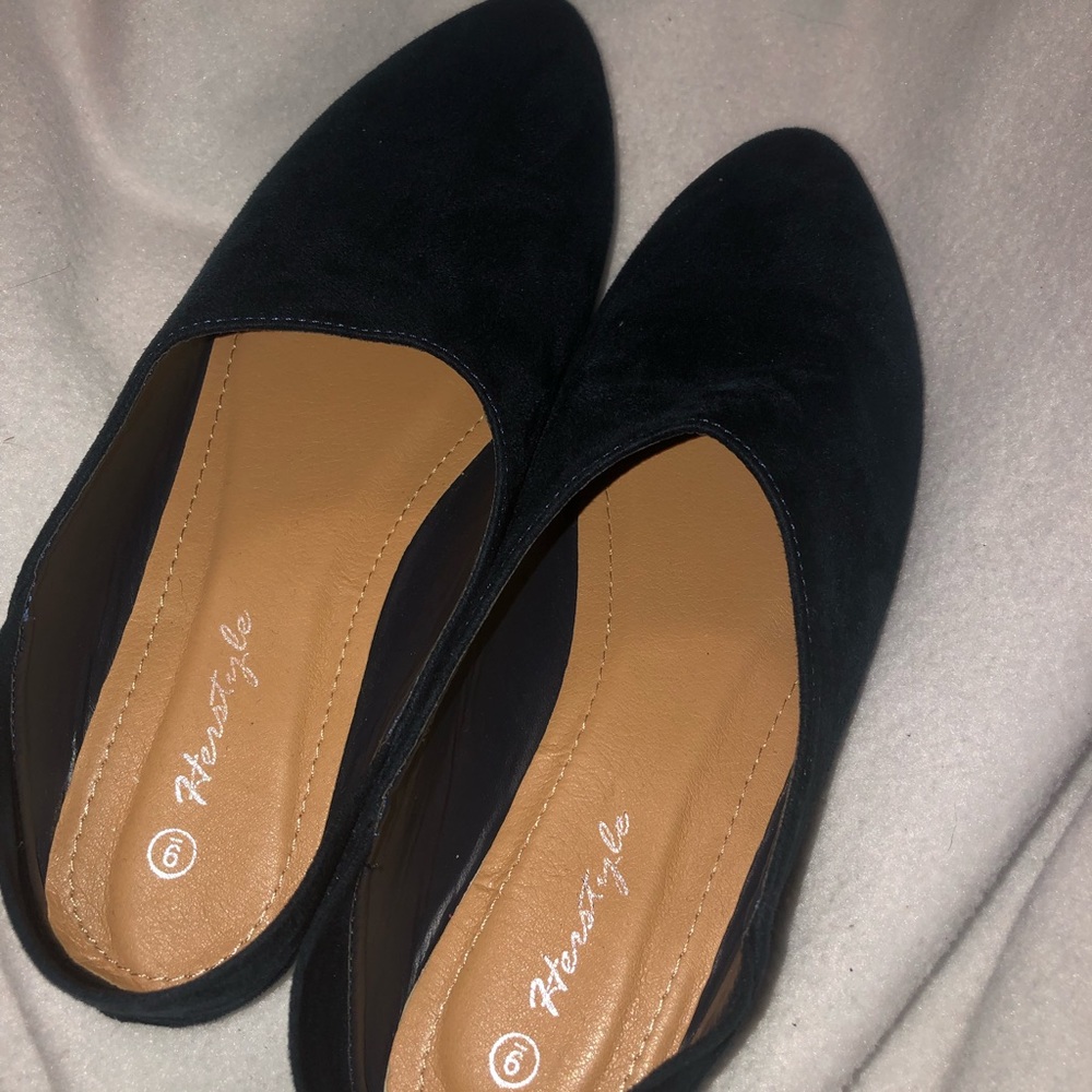 Blue loafers